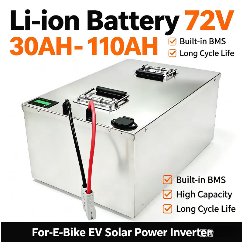 72V 40Ah Lifepo4 Battery Pack - بطارية ليثيوم 72 فولت 110 أمبير
