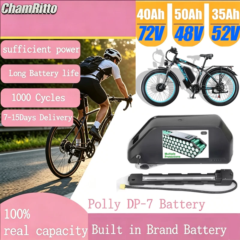 72V 50Ah 21700 Lithium Battery - بطارية دراجة كهربائية ChampionPolly 48 فولت