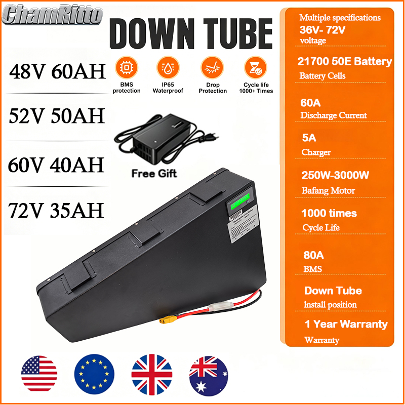 72V 50Ah 21700 Lithium Battery - دراجة كهربائية 60 فولت 72 فولت