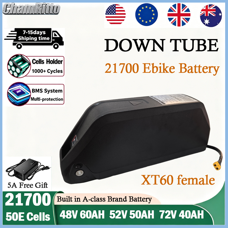 72V 50Ah 21700 Lithium Battery - بطارية دراجة كهربائية 48 فولت 52