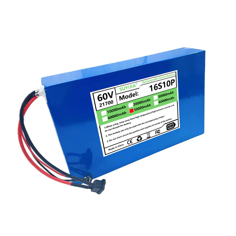 بطارية ليثيوم أيون جديدة 60 فو - مراجعة 60V 50Ah Electric Scooter Battery وسعره
