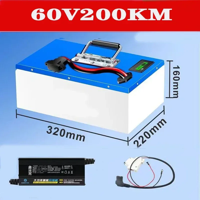 بطارية ليثيوم 72 فولت 60 فولت  - مراجعة 60V 50Ah Electric Scooter Battery وسعره