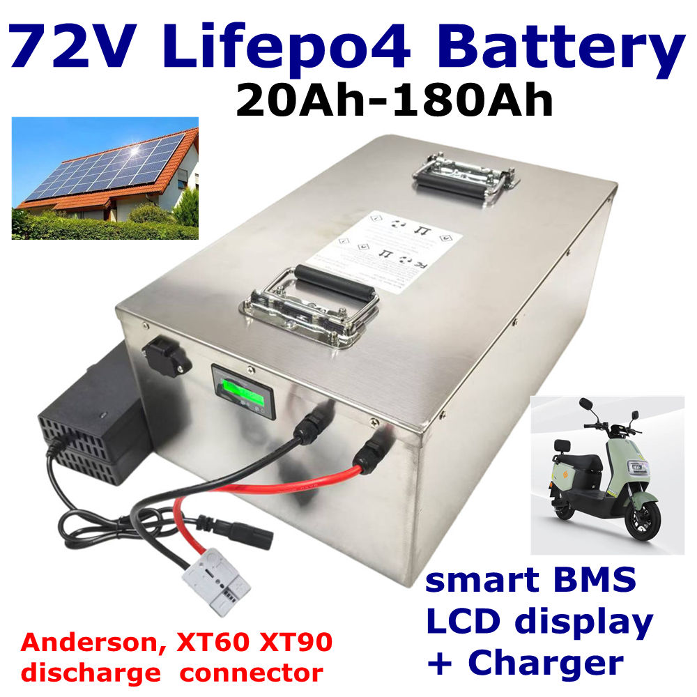 JN- 24S BMS 72V 20Ah 40Ah 60Ah - مراجعة 72V 40Ah Lifepo4 Battery Pack وسعره