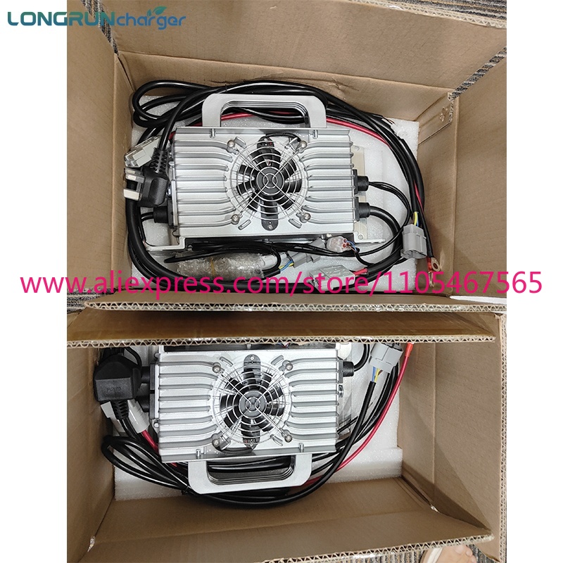 شاحن سيارة 72 فولت 15 أمبير لب - مراجعة 72V 15A Fast Charger وسعره