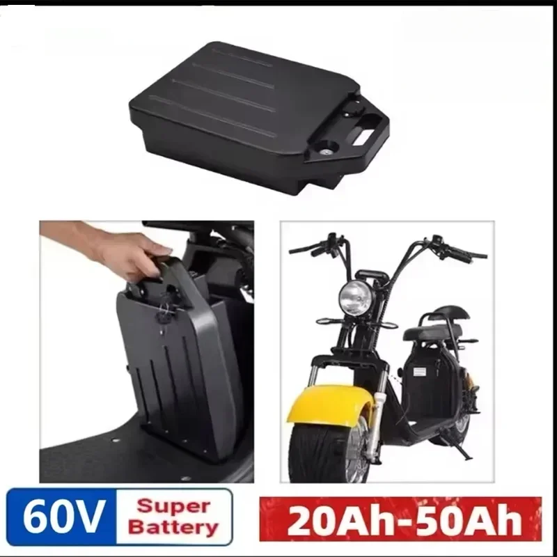 بطارية ليثيوم 60 فولت مع حماية - مراجعة 60V 50Ah Electric Scooter Battery وسعره