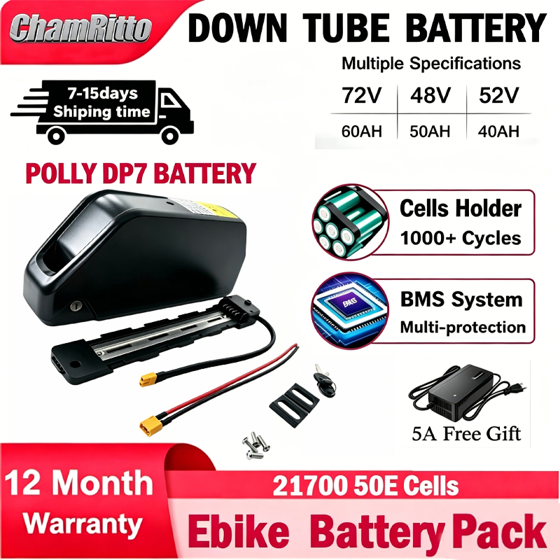 بطارية دراجة كهربائية cham-rid - مراجعة 72V 50Ah 21700 Lithium Battery وسعره
