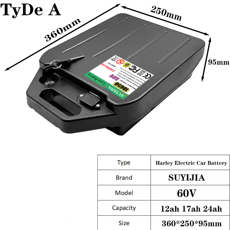 HarleyBatteryCitycocoElectricB - مراجعة 60V 50Ah Electric Scooter Battery وسعره