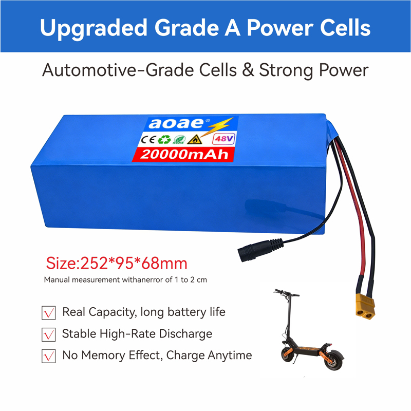 بطارية سكوتر كهربائي 48 فولت 1 - مراجعة 60V 50Ah Electric Scooter Battery وسعره